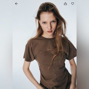 H&M Ruched Tshirt